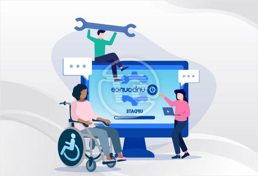 Unbounce web accessibility widget